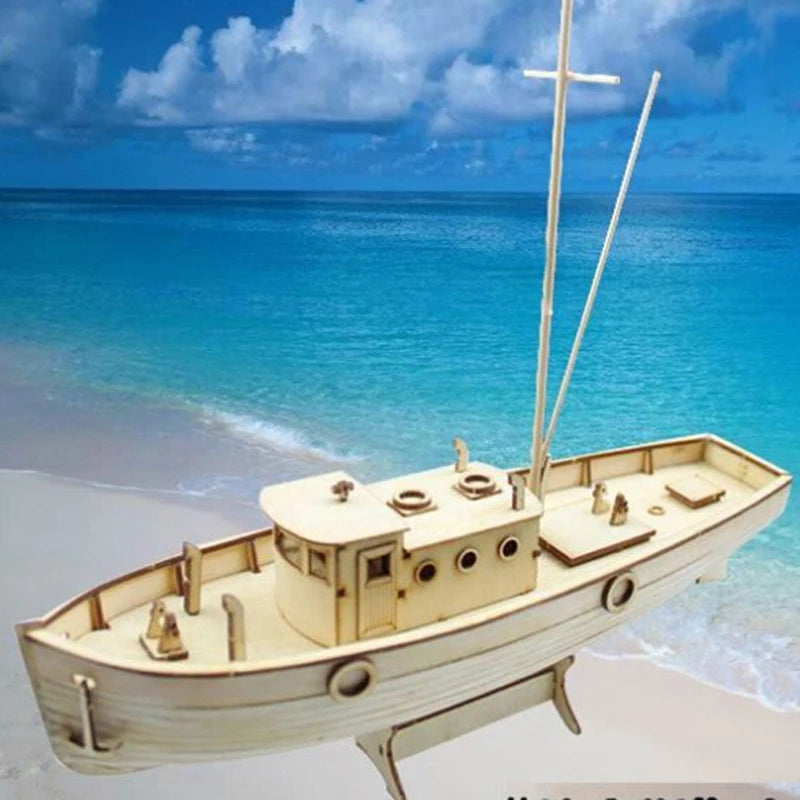Handmade Wooden Sailboat Ship Kits 1:100 Scale DIY Model Toy Home Decoration Boat Gift Toy Wooden Ships Model Assembly Toy