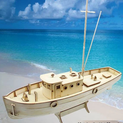 Handmade Wooden Sailboat Ship Kits 1:100 Scale DIY Model Toy Home Decoration Boat Gift Toy Wooden Ships Model Assembly Toy