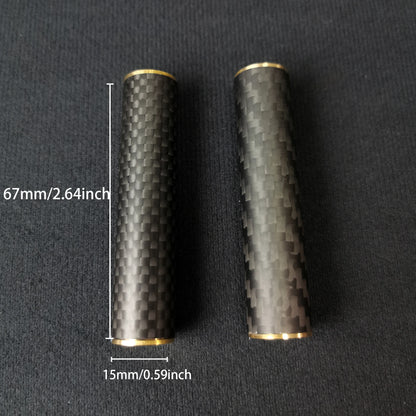 EDC Fidget Toys Stress Relief For Adults Magnetic Metal Carbon Fiber Three-section Stick Rotating Creative Gift